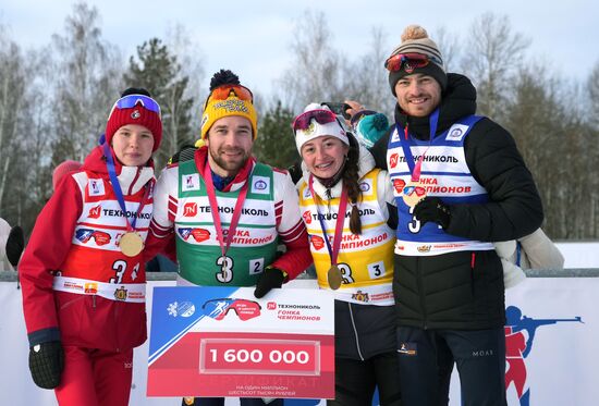 Russia Skiing Champions Race