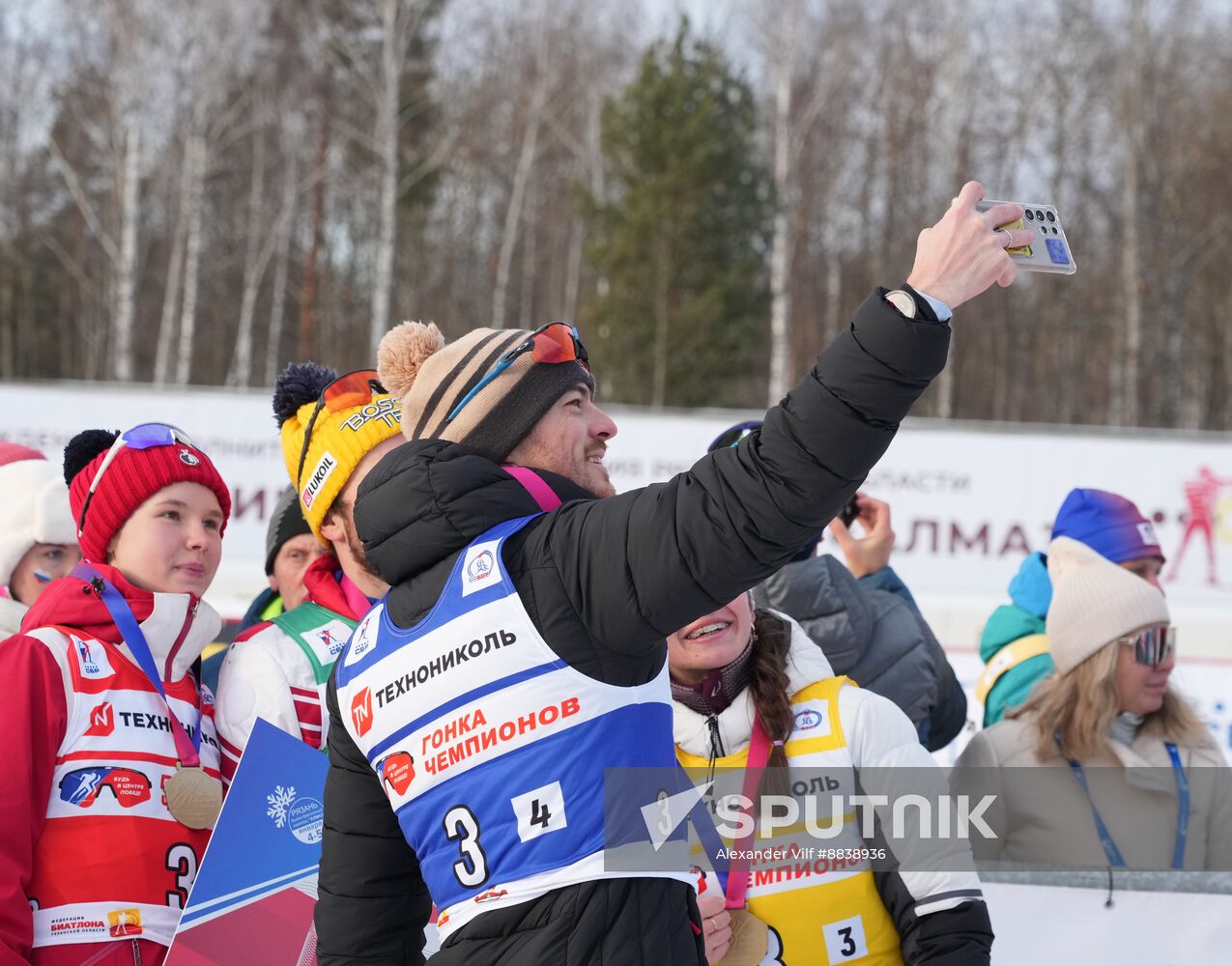 Russia Skiing Champions Race