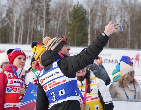 Russia Skiing Champions Race