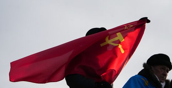 Russia Skiing Champions Race