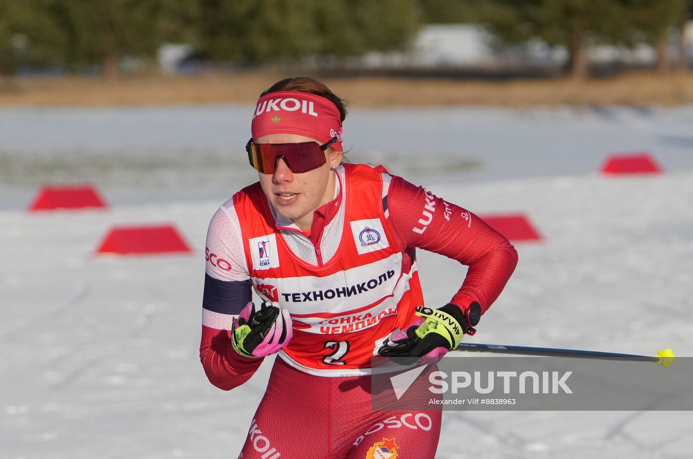 Russia Skiing Champions Race