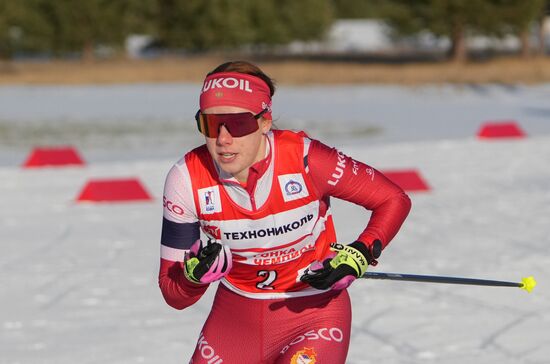 Russia Skiing Champions Race