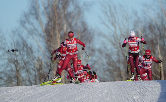 Russia Skiing Champions Race