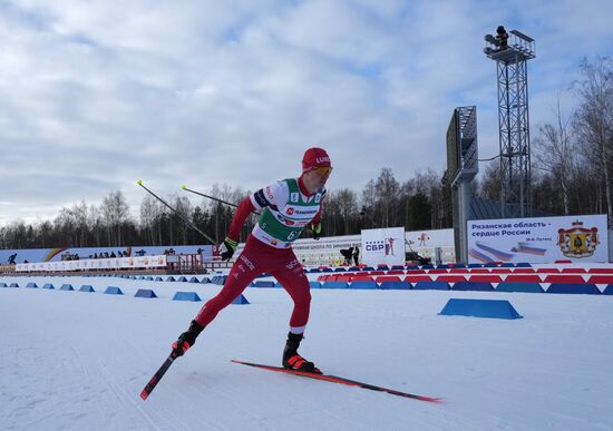 Russia Skiing Champions Race