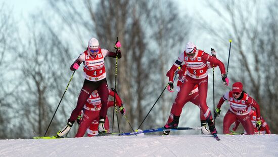 Russia Skiing Champions Race