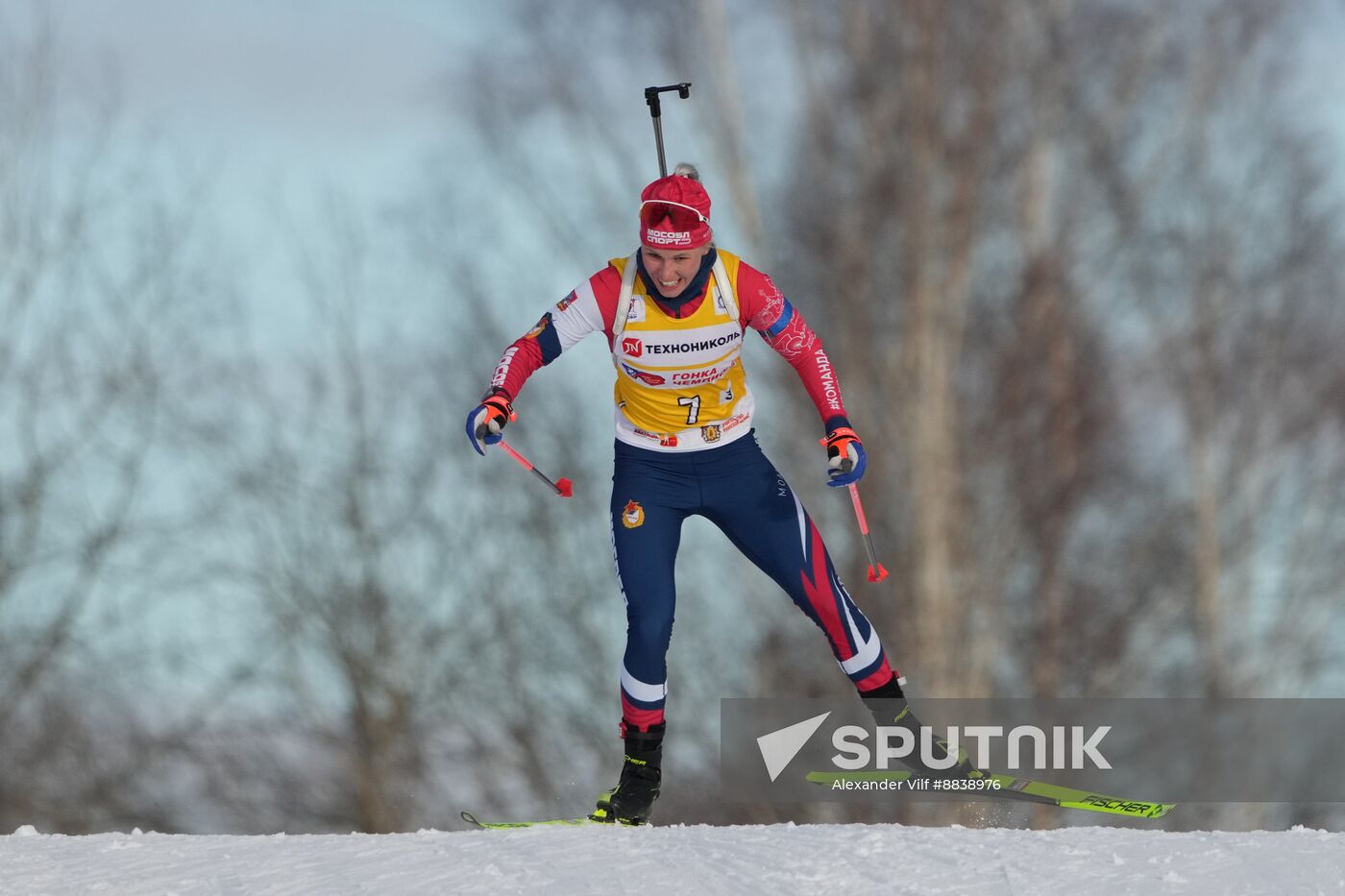 Russia Skiing Champions Race