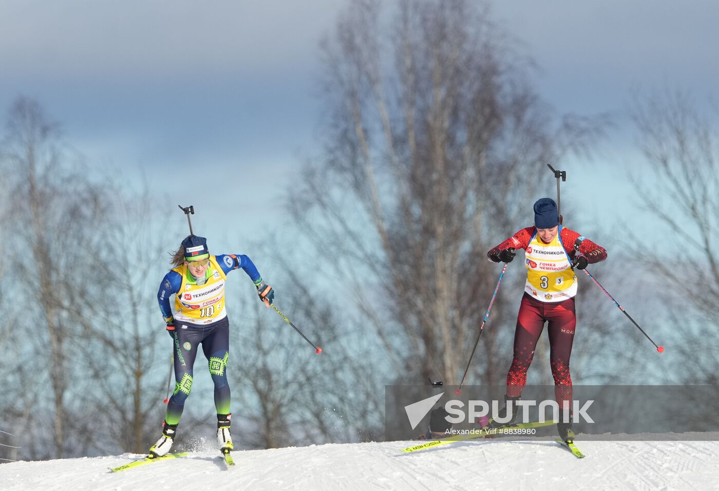 Russia Skiing Champions Race