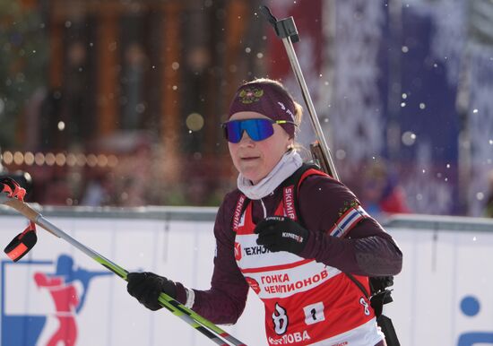 Russia Skiing Champions Race