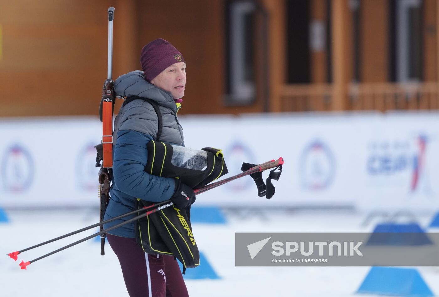 Russia Skiing Champions Race