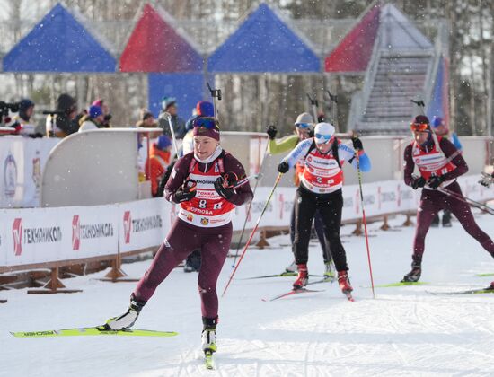 Russia Skiing Champions Race