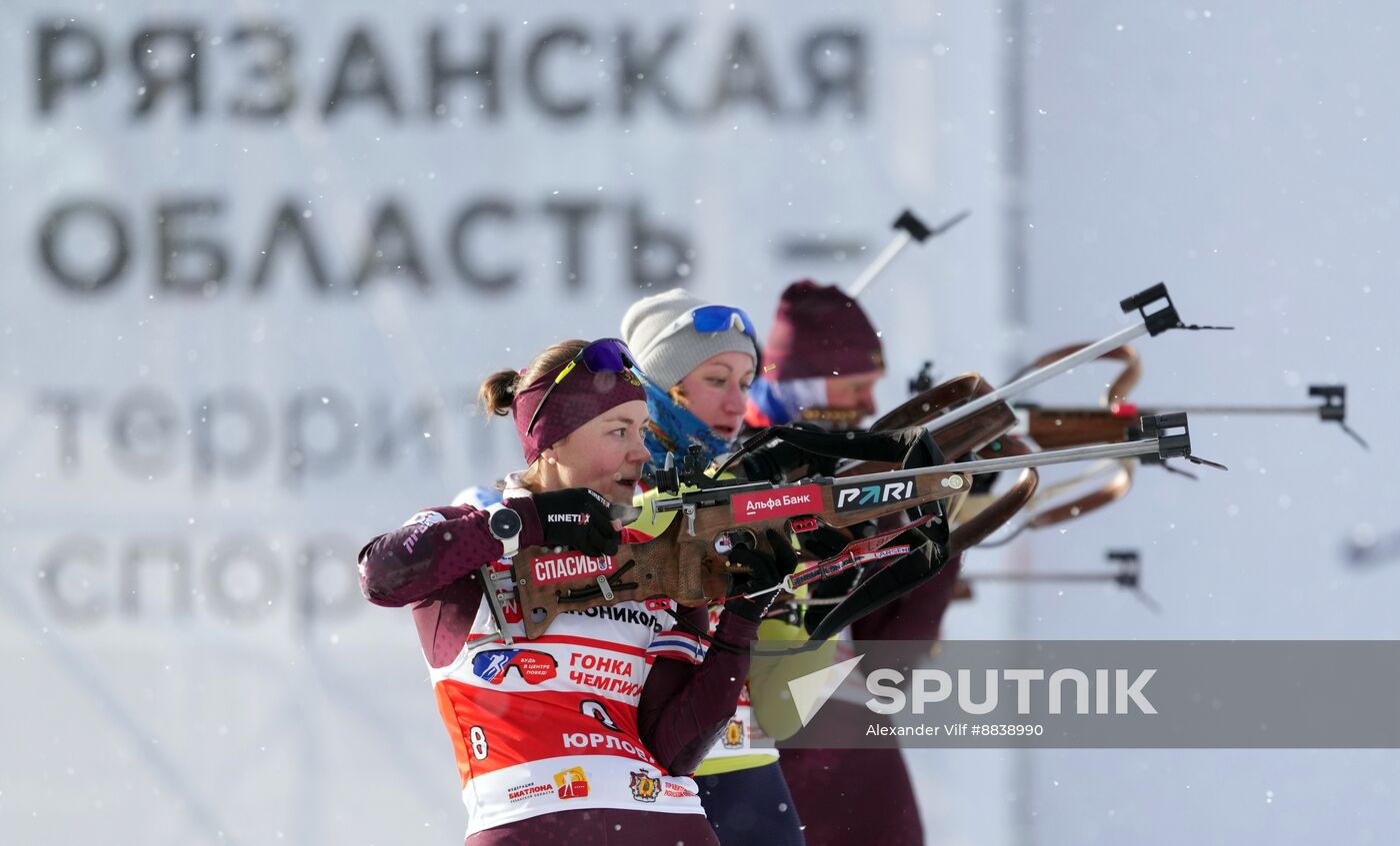 Russia Skiing Champions Race