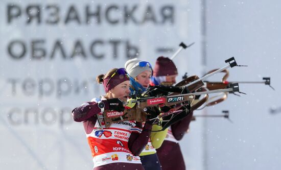 Russia Skiing Champions Race