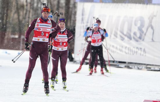 Russia Skiing Champions Race