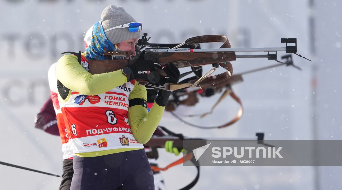 Russia Skiing Champions Race