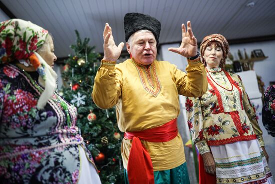 Russia Cossacks Orthodox Christmas Eve