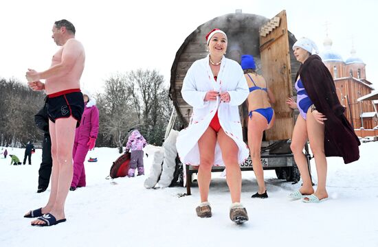 Russia Winter Swimming