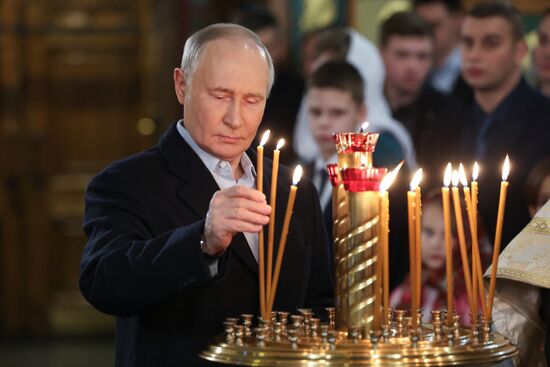 Russia Putin Religion Orthodox Christmas