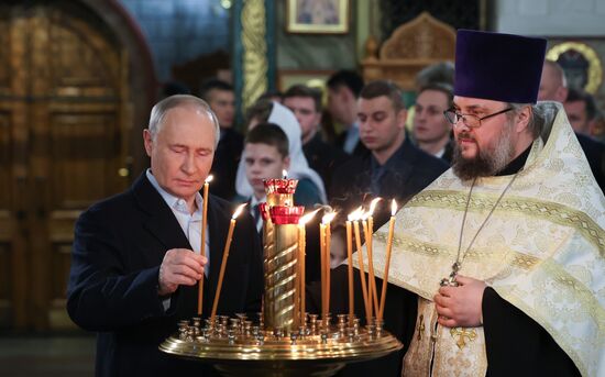 Russia Putin Religion Orthodox Christmas