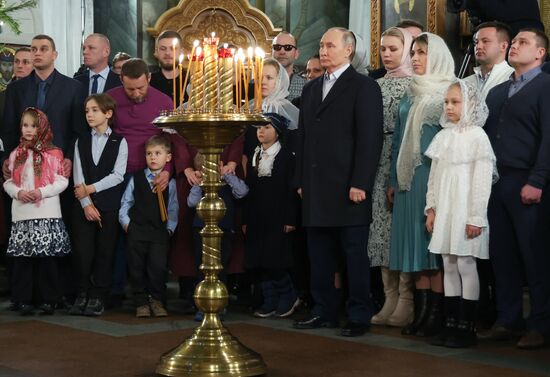 Russia Putin Religion Orthodox Christmas