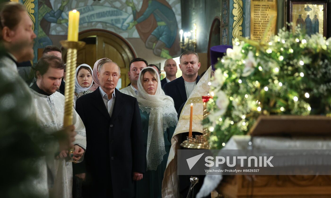 Russia Putin Religion Orthodox Christmas