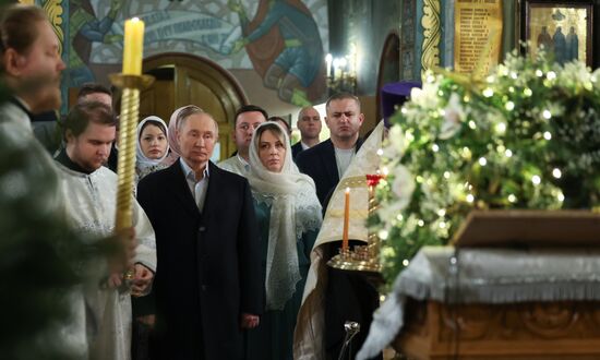 Russia Putin Religion Orthodox Christmas