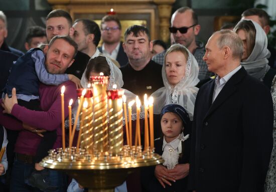 Russia Putin Religion Orthodox Christmas