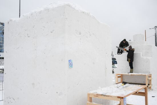 Russia Snow Sculpture Festival