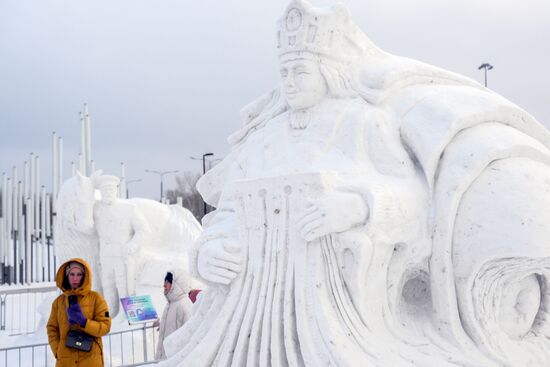 Russia Snow Sculpture Festival