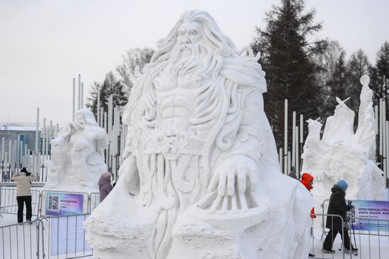 Russia Snow Sculpture Festival