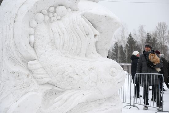 Russia Snow Sculpture Festival