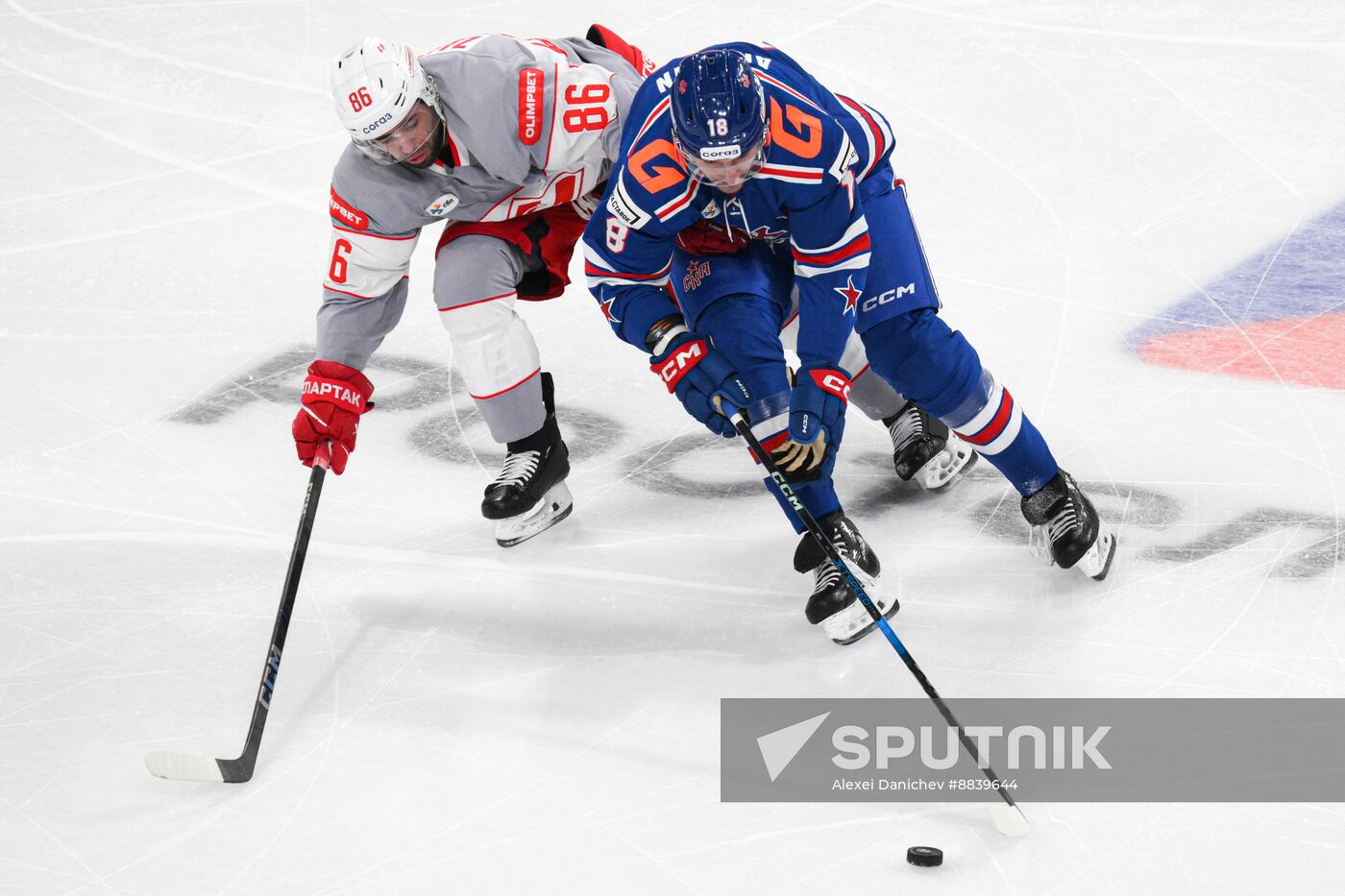 Russia Ice Hockey Kontinental League SKA - Spartak