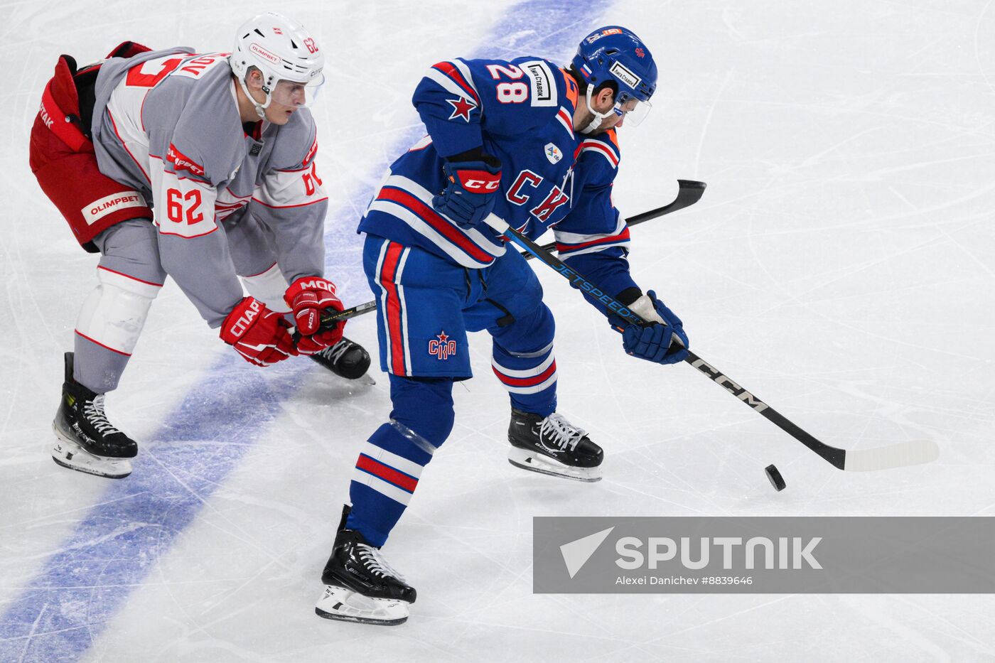 Russia Ice Hockey Kontinental League SKA - Spartak