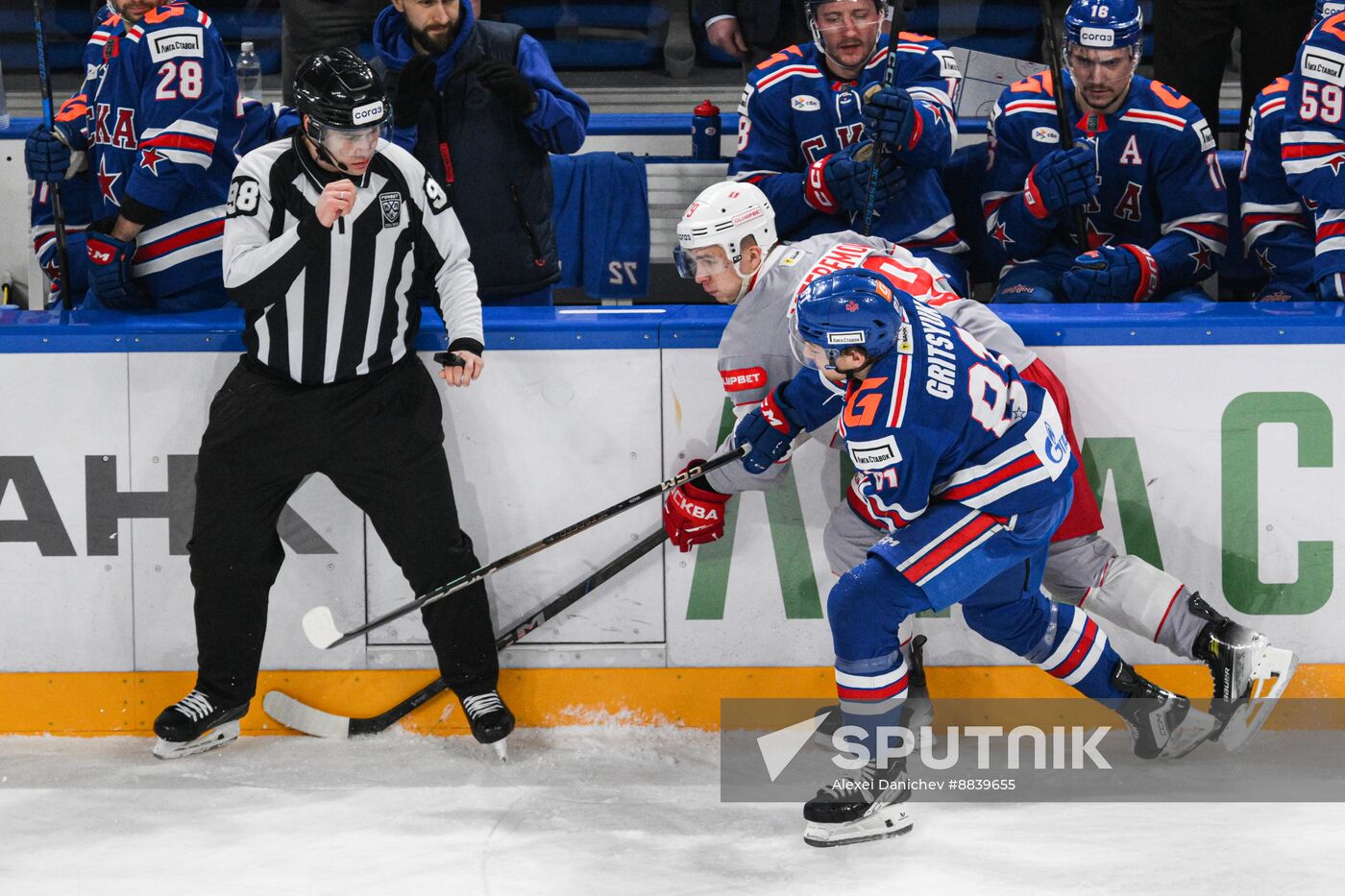 Russia Ice Hockey Kontinental League SKA - Spartak
