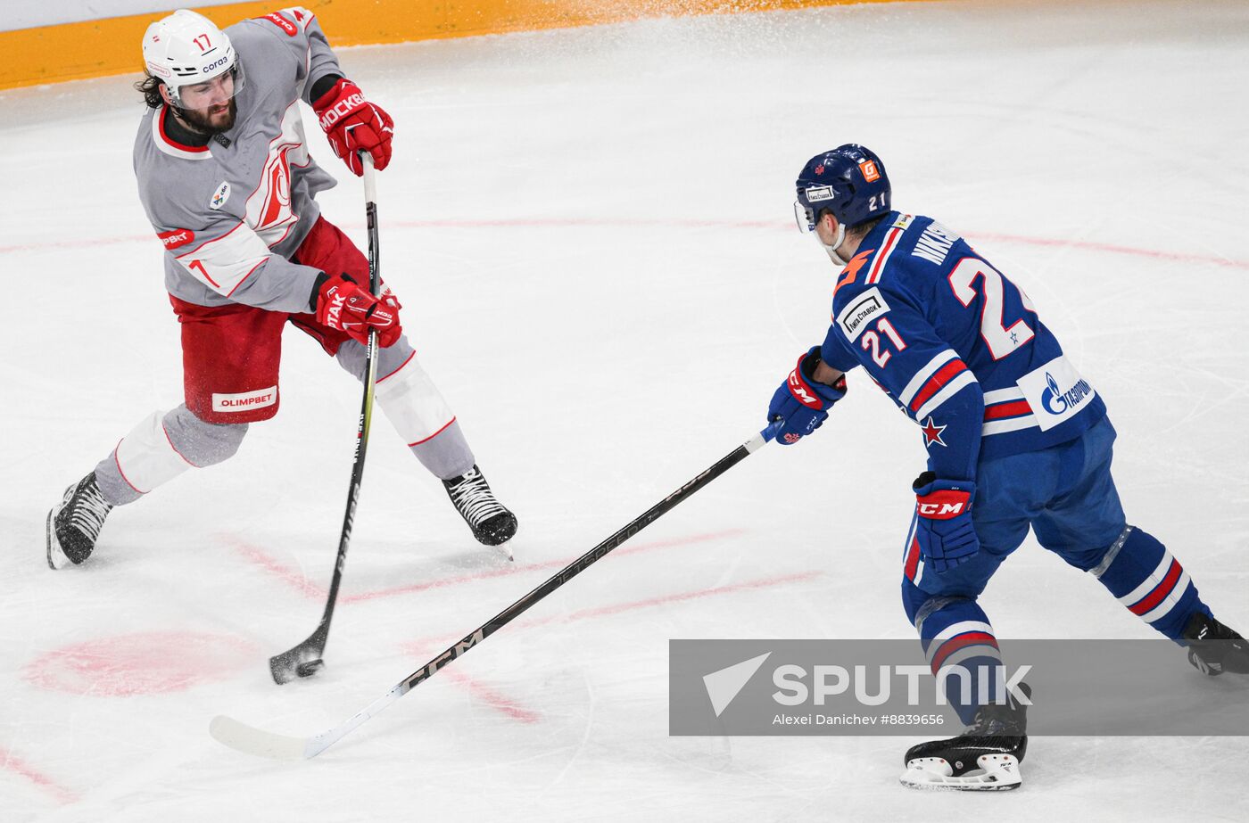 Russia Ice Hockey Kontinental League SKA - Spartak