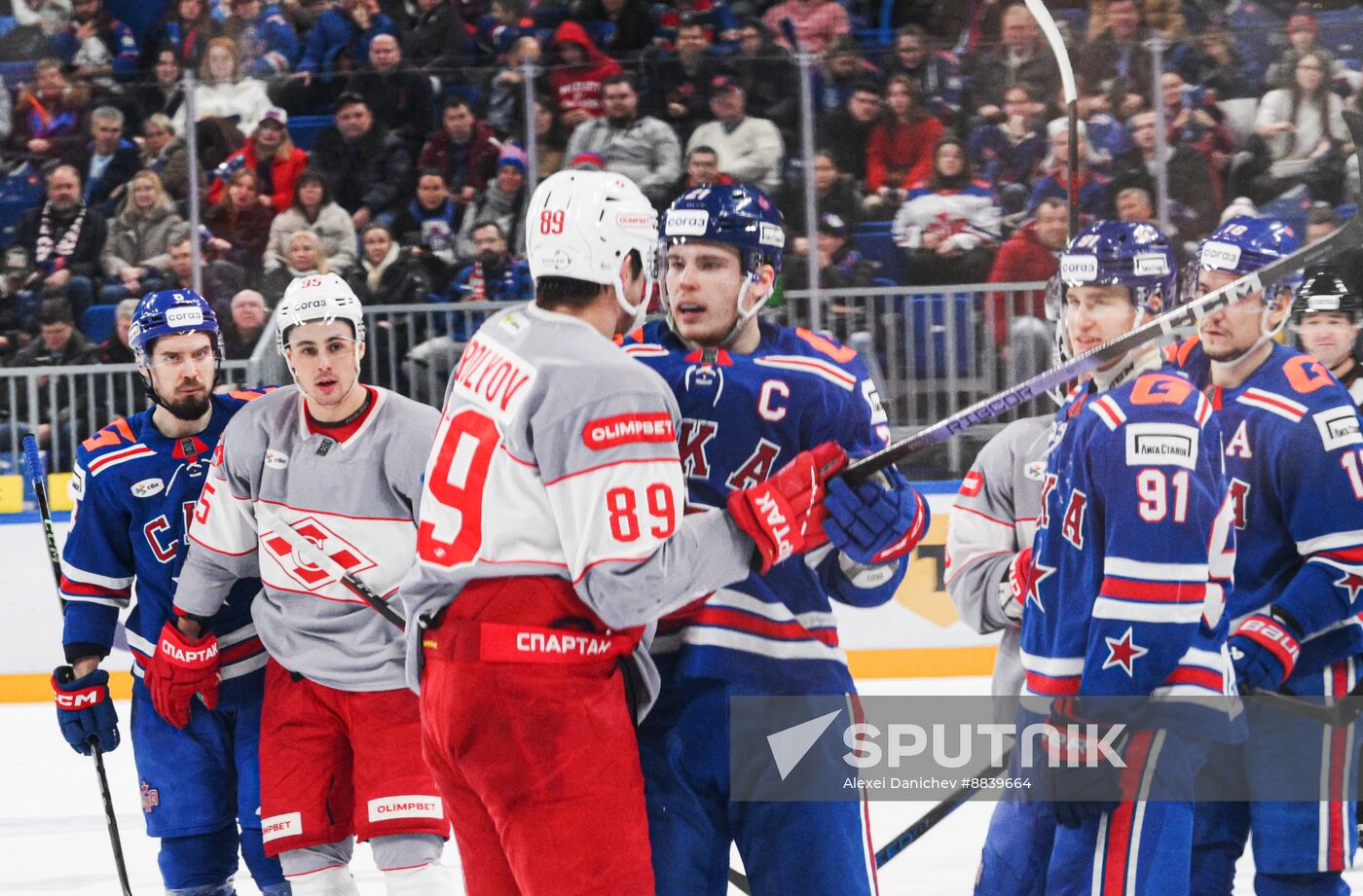 Russia Ice Hockey Kontinental League SKA - Spartak