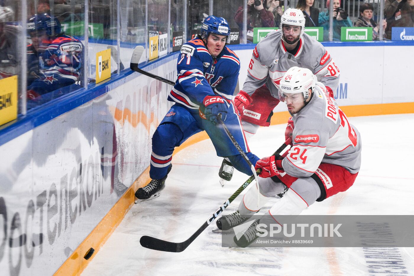 Russia Ice Hockey Kontinental League SKA - Spartak
