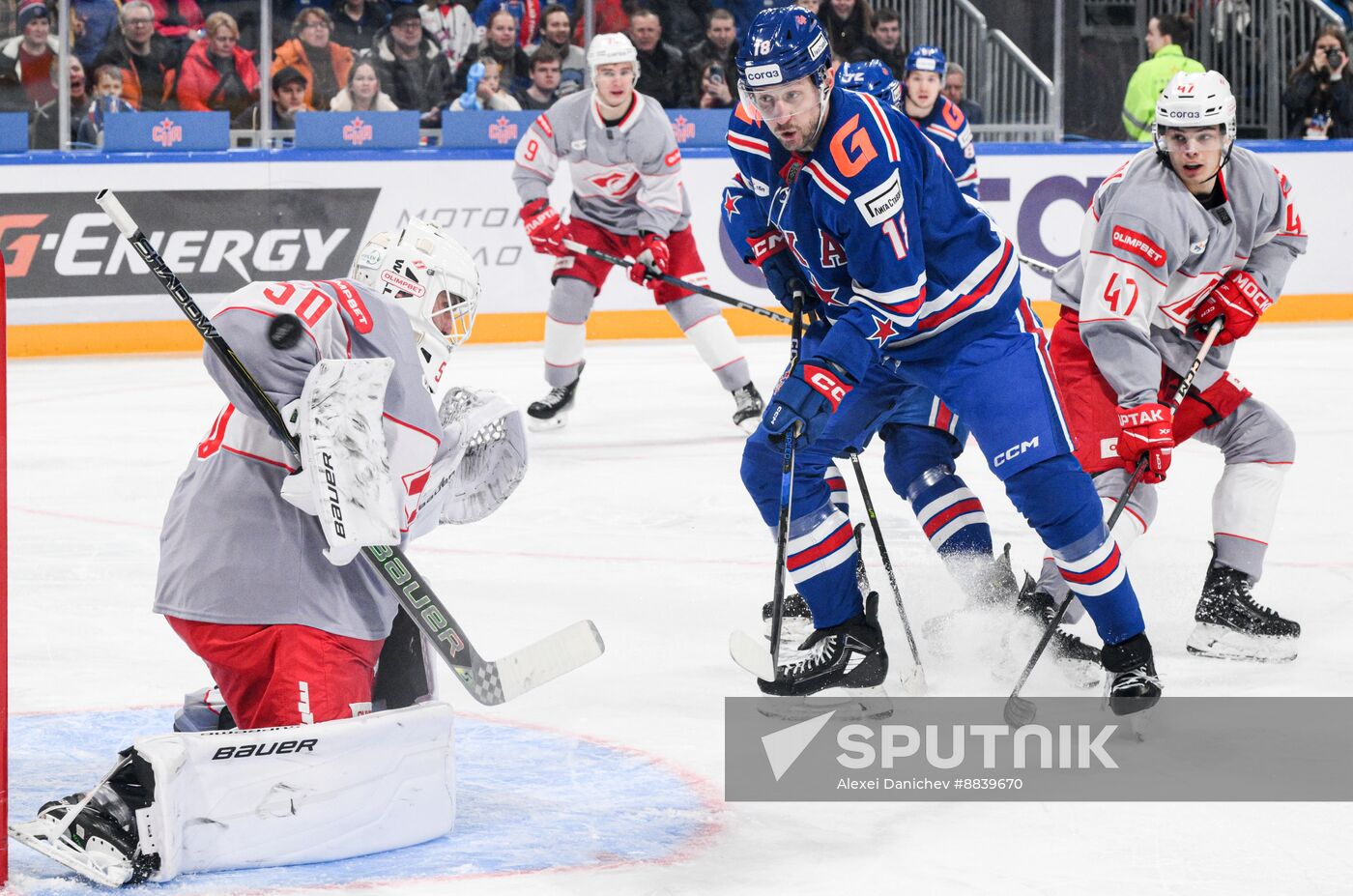 Russia Ice Hockey Kontinental League SKA - Spartak