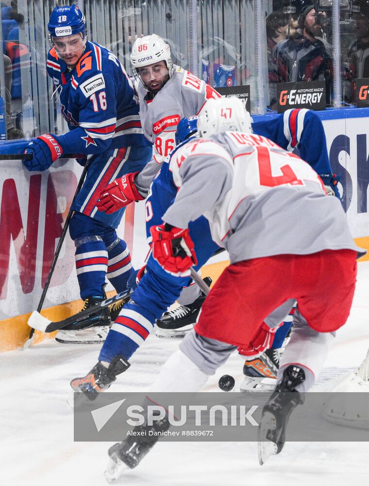 Russia Ice Hockey Kontinental League SKA - Spartak