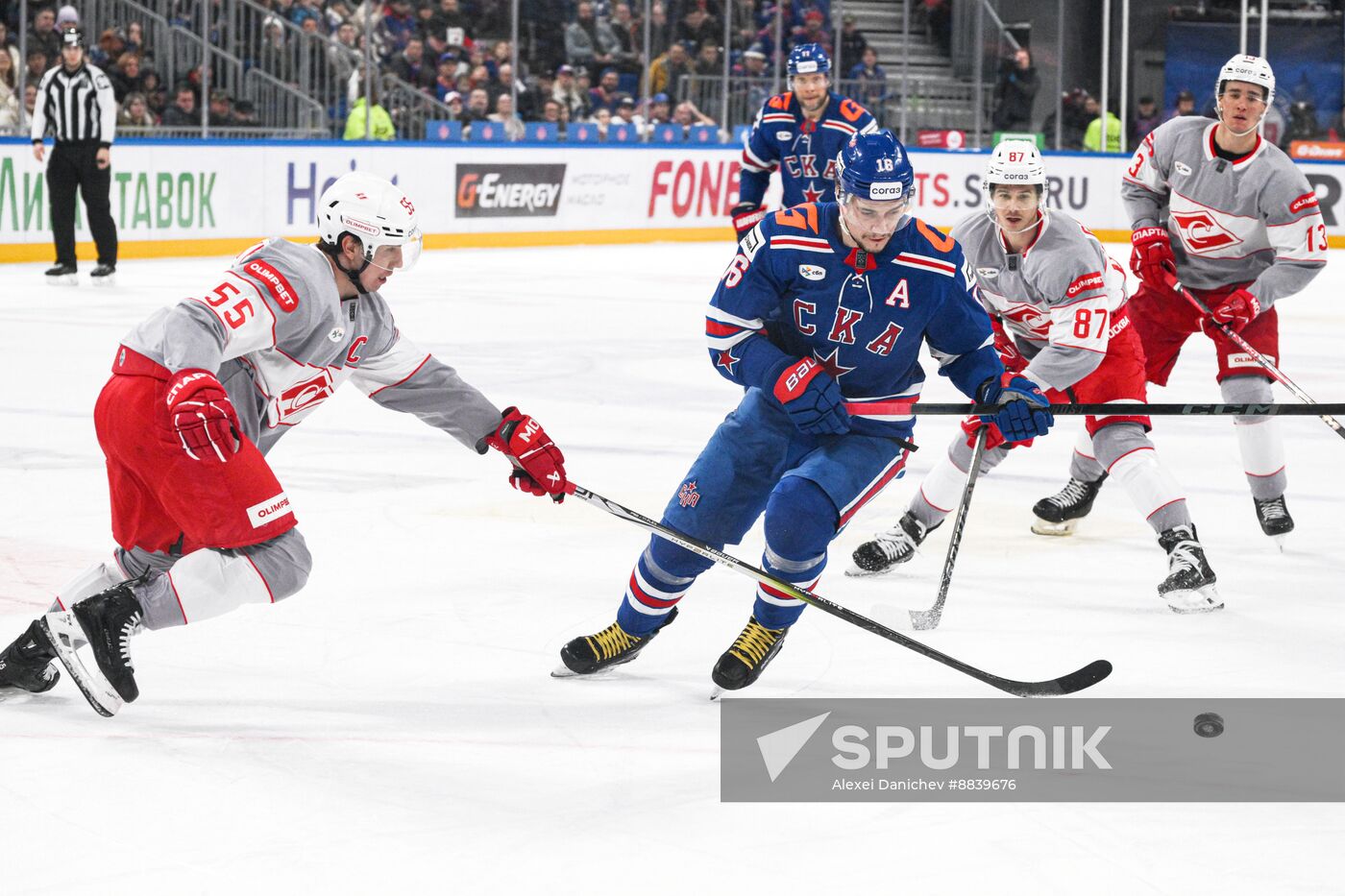 Russia Ice Hockey Kontinental League SKA - Spartak