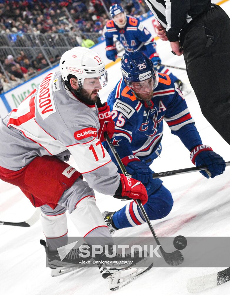 Russia Ice Hockey Kontinental League SKA - Spartak