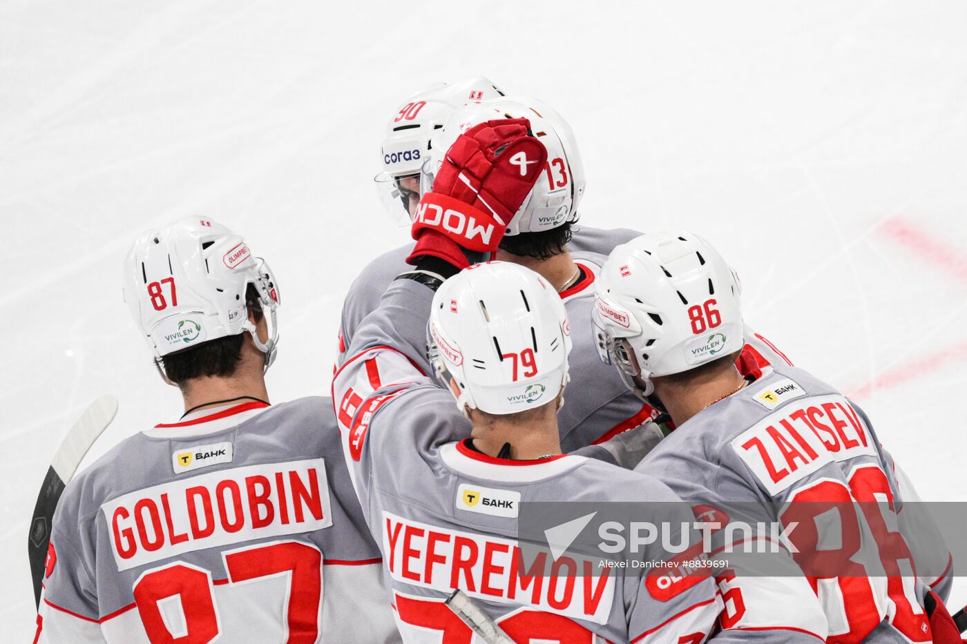 Russia Ice Hockey Kontinental League SKA - Spartak