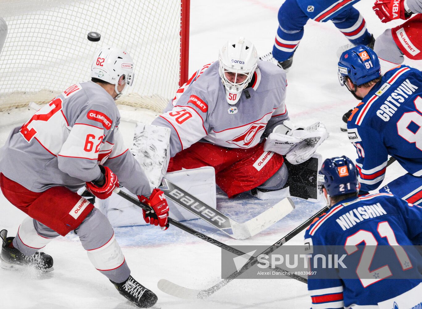 Russia Ice Hockey Kontinental League SKA - Spartak