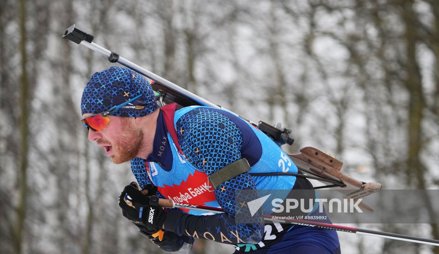 Russia Biathlon Cup Men Sprint