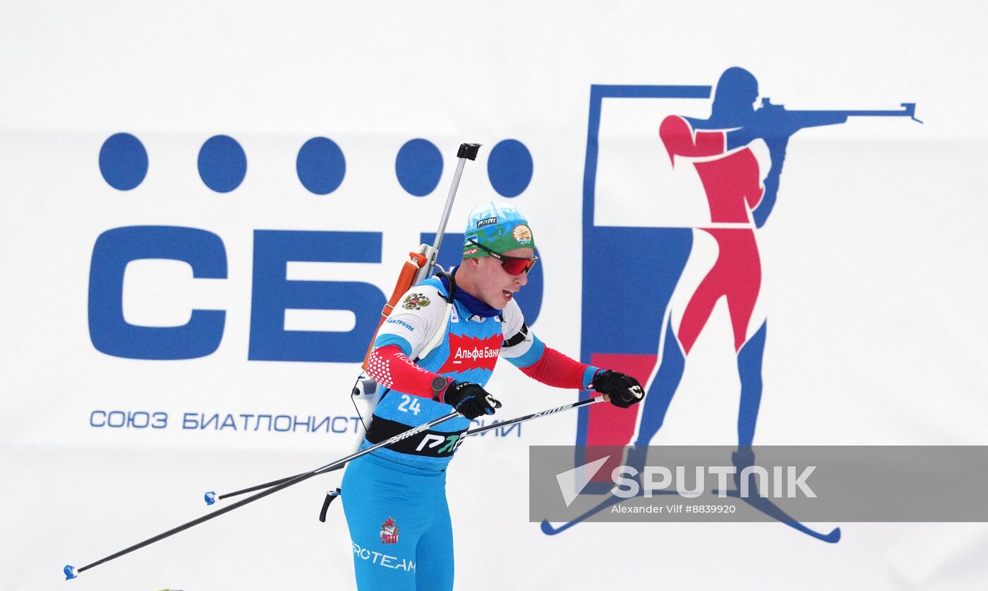 Russia Biathlon Cup Men Sprint