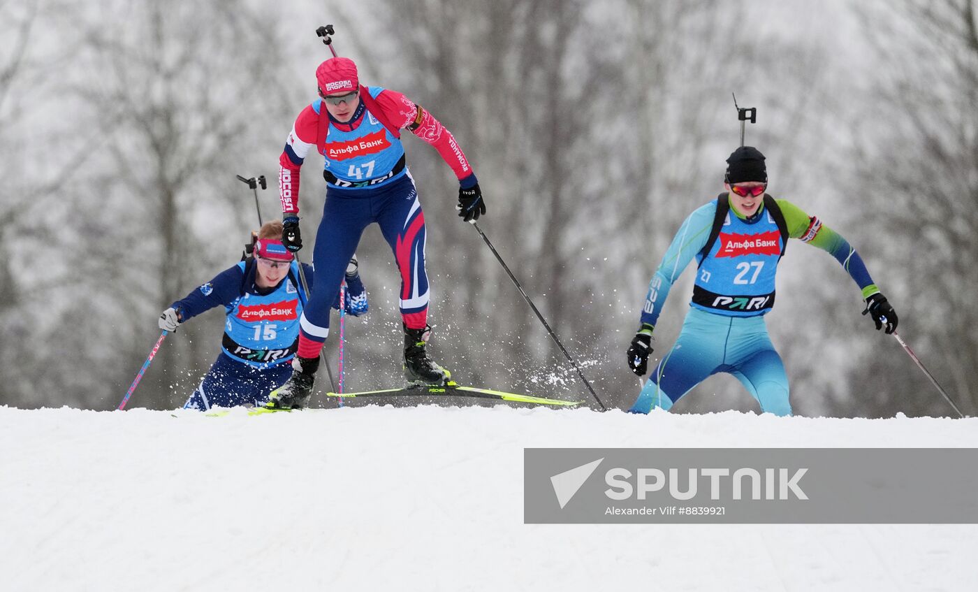 Russia Biathlon Cup Men Sprint