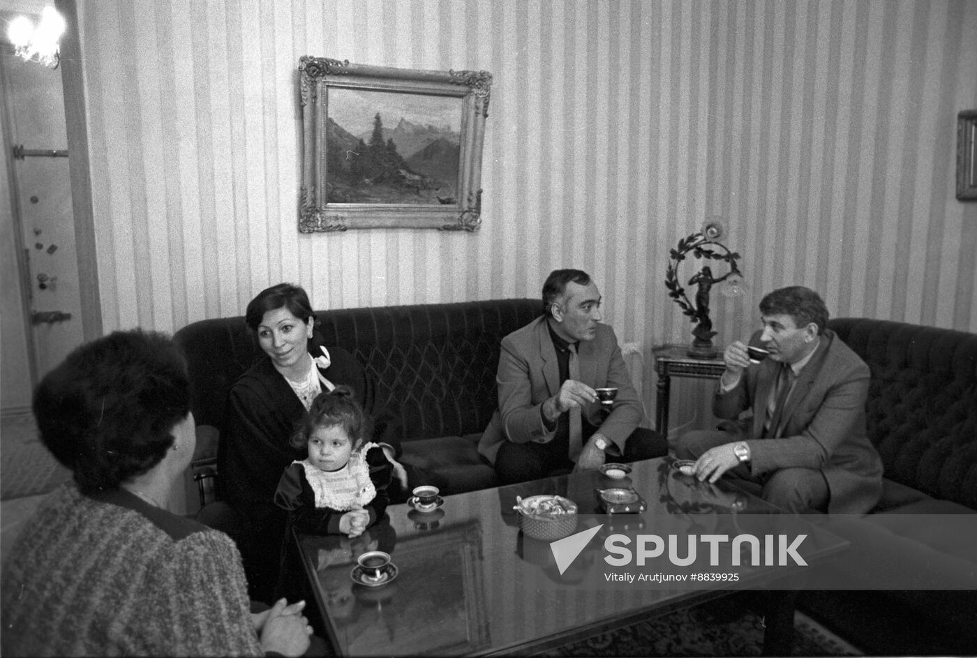 General Director of Tbilmoloko Tbilisi Production Association David Datoshvili and film director Eldar Shangelaia