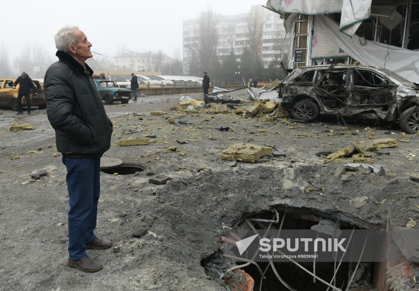 Russia Ukraine Military Operation Shelling