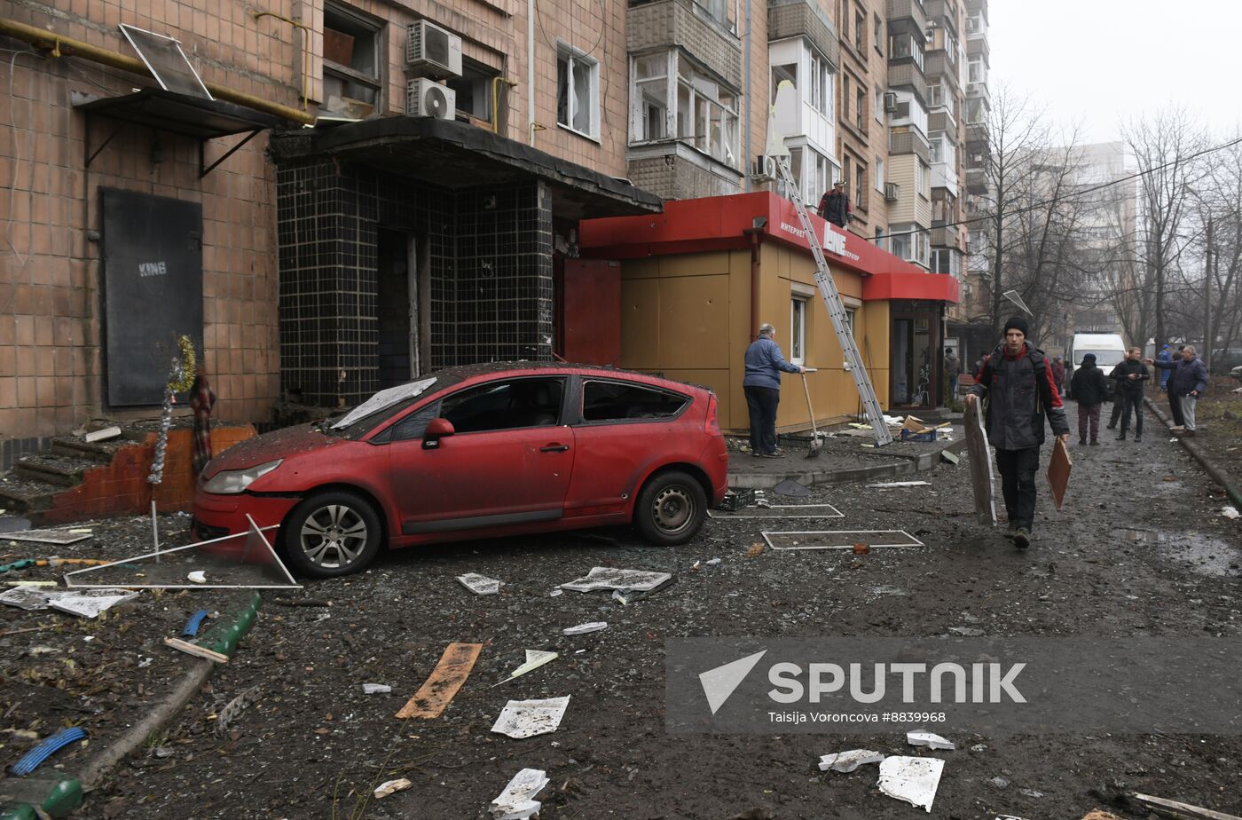 Russia Ukraine Military Operation Shelling