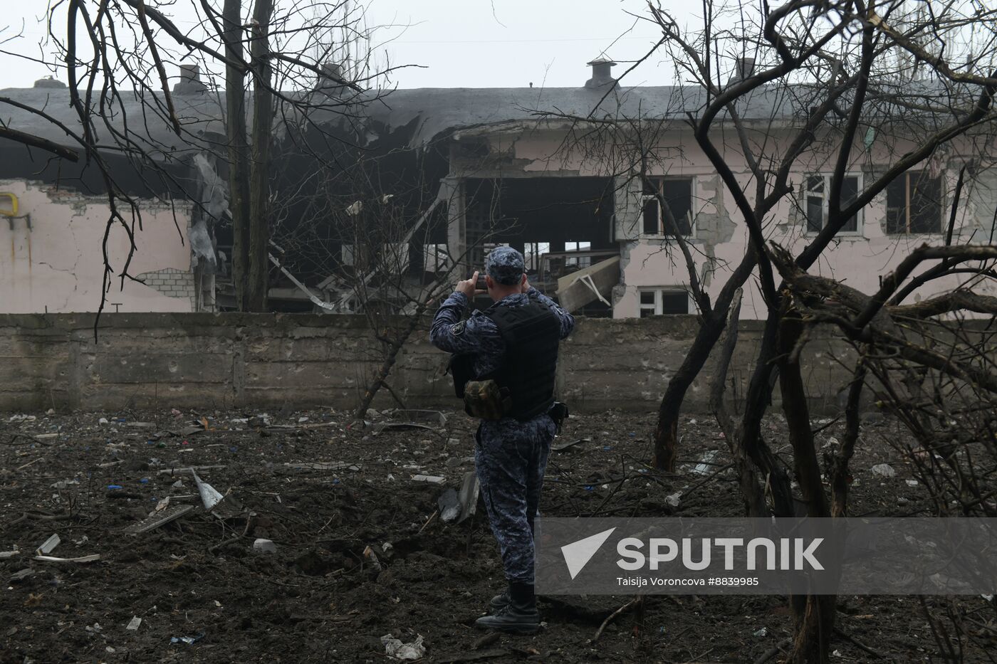 Russia Ukraine Military Operation Shelling