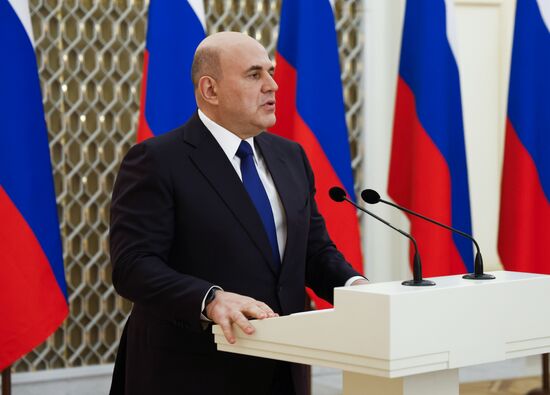 Russia Mishustin Mass Media Government Awards